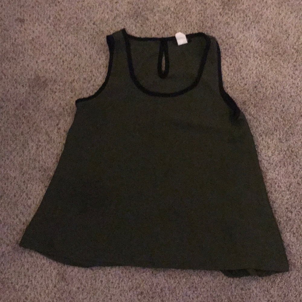 Olive Green tank top